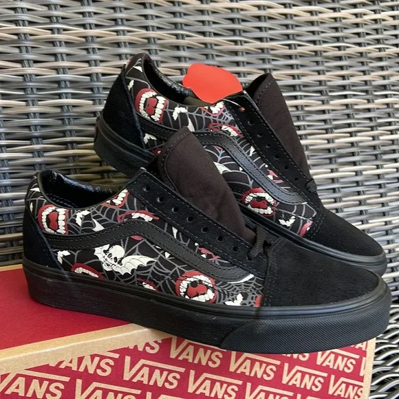 Vans Old Skool Glow Frights Black/Black MENS - Picture 6 of 16